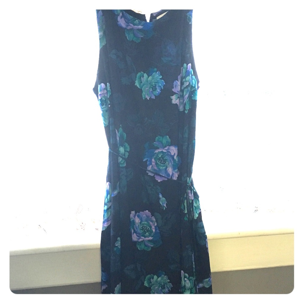 Loft floral swing dress